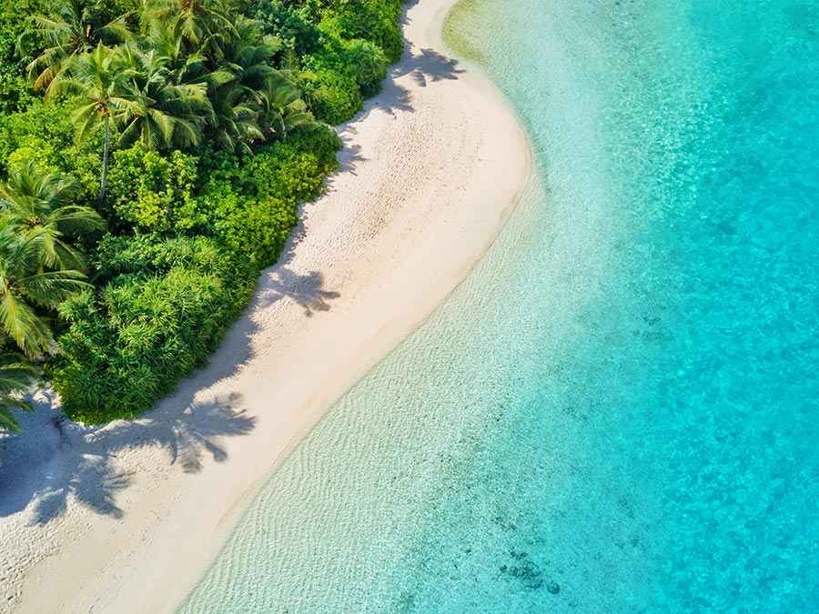 Beach in the Maldives