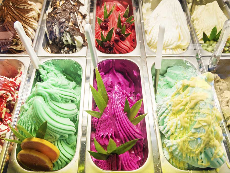 Gelato in Florence, Italy