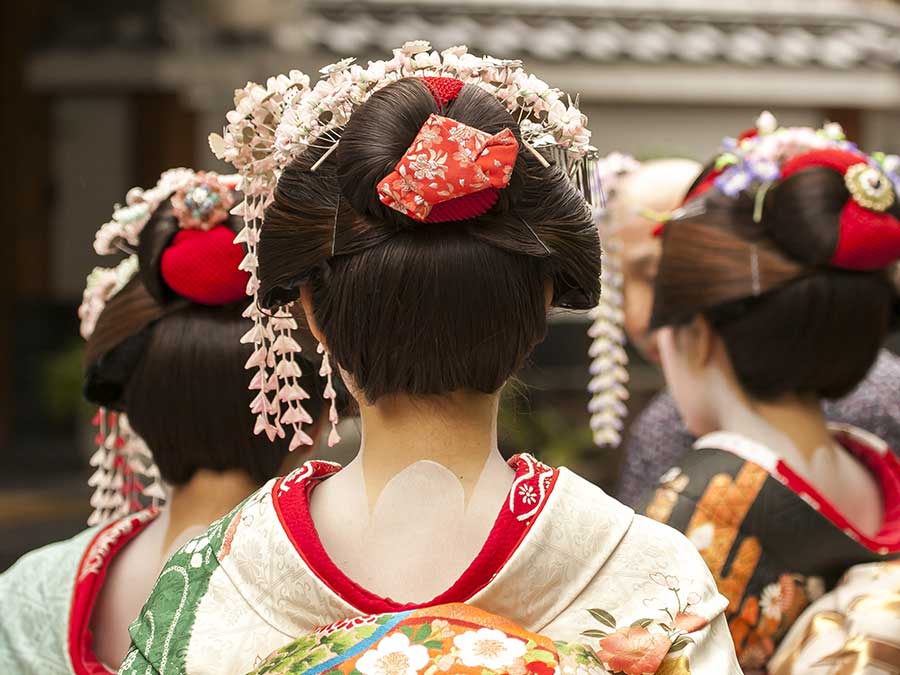 Geishas in Kyoto, Japan