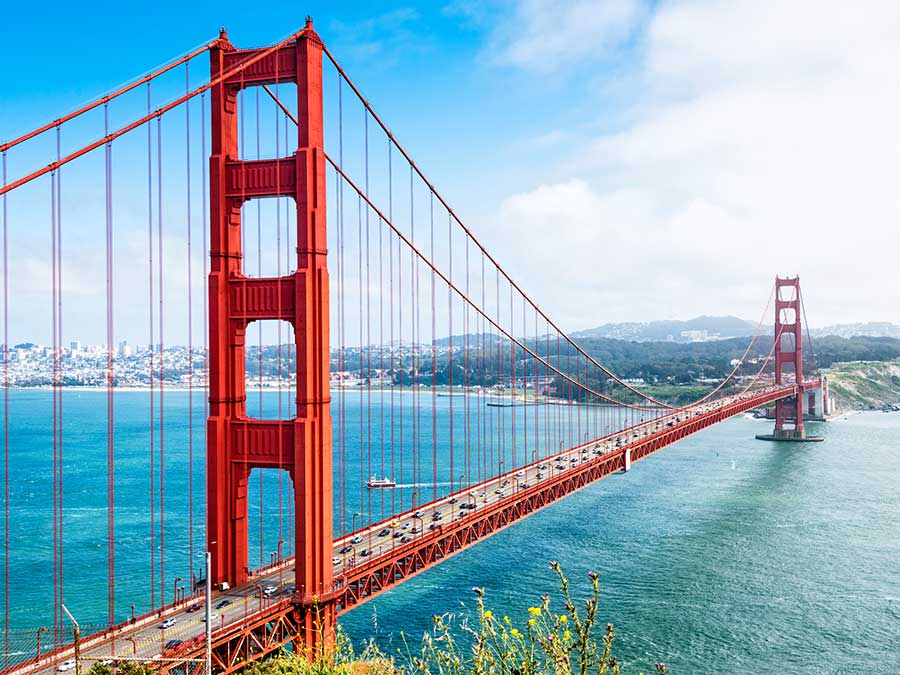 The Golden Gate Bridge in San Francisco, USA