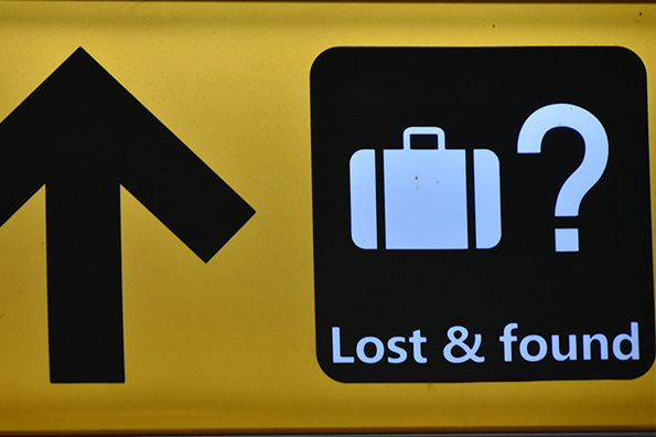 Lost and found sign